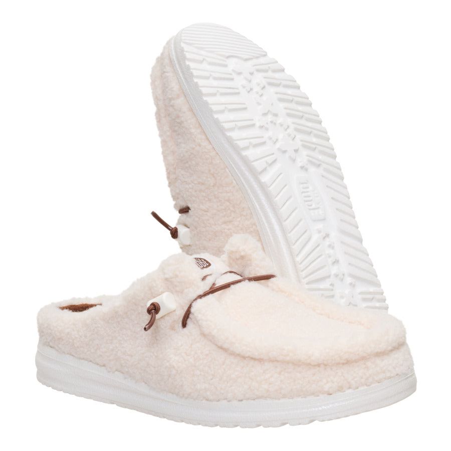 Wendy Slip Sherpa Cocoa - Wood Ash