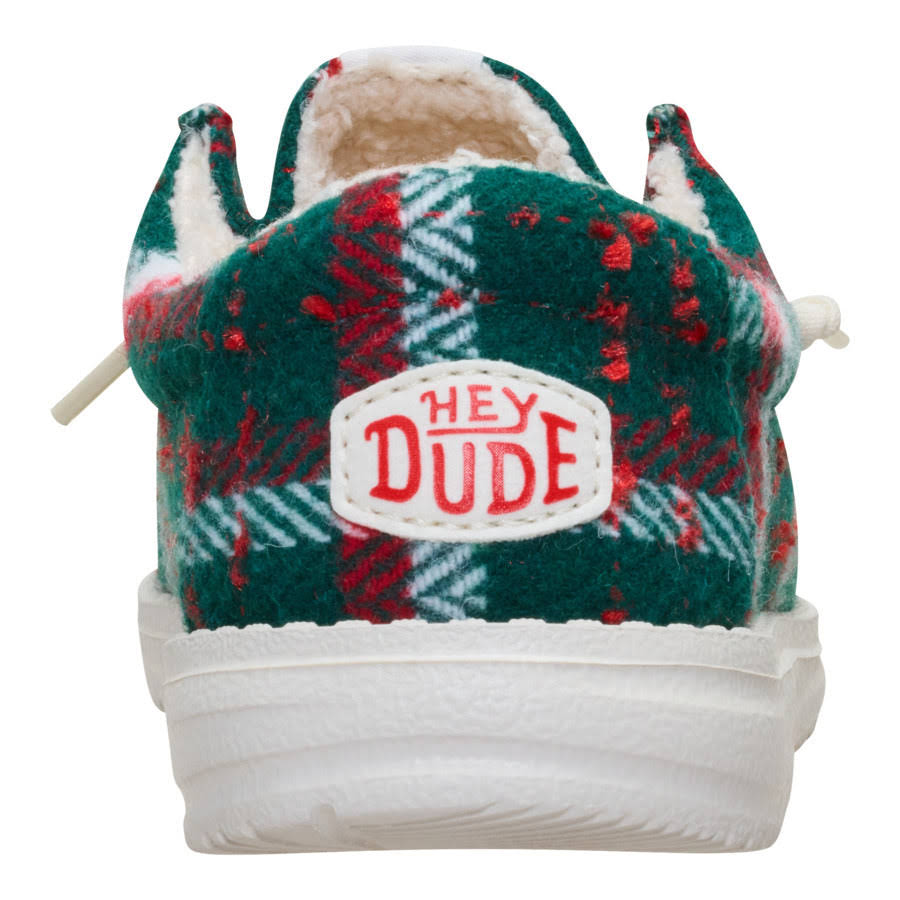 Wally Youth Confetti Plaid Cozy - Red/Green/Multi