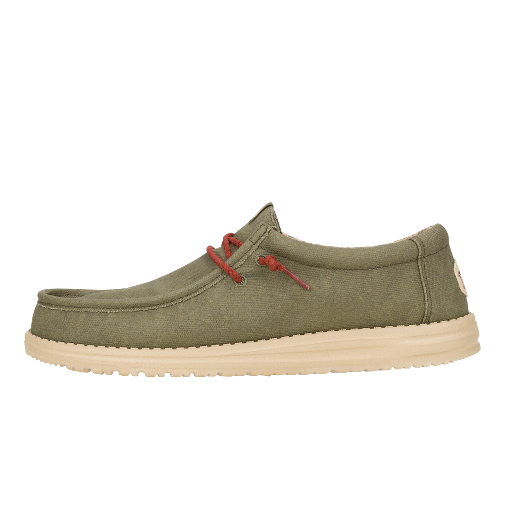 Wally Waxed Canvas Olive