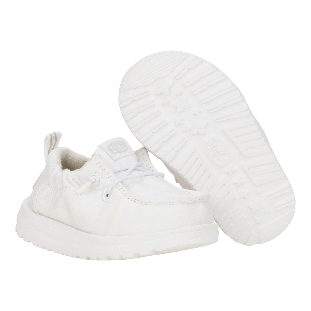 LilDude Infant Slip On Core - White