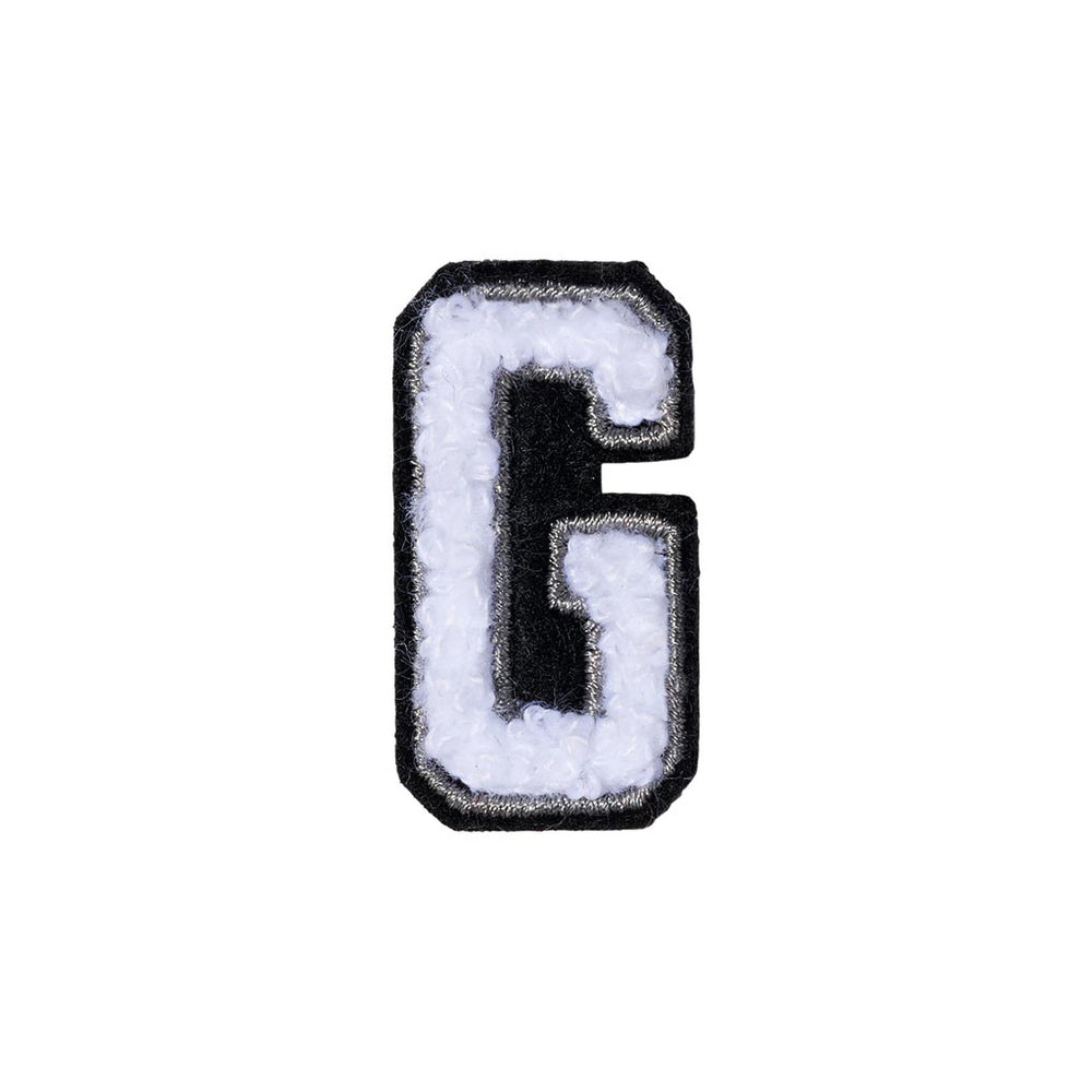Letter G Patch - G Black/White
