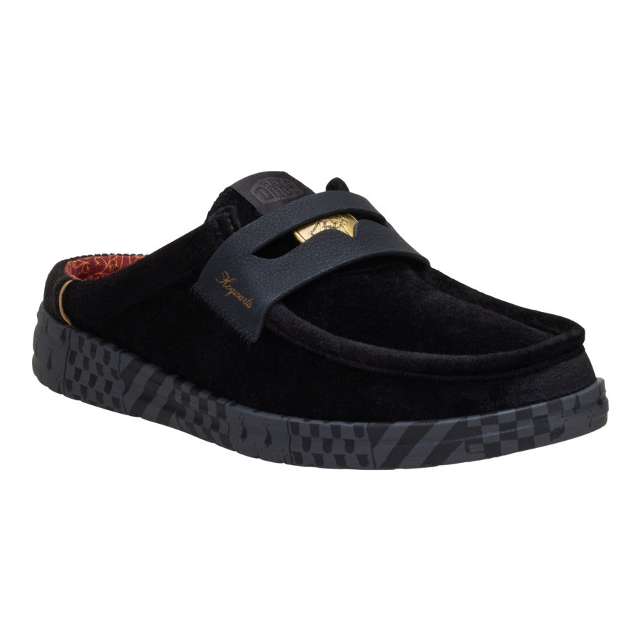 Wally Slip Hogwarts Loafer - Black/Gold
