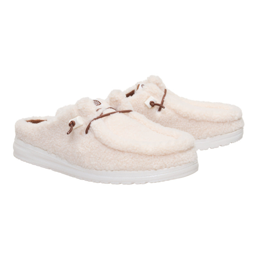Wendy Slip Sherpa Cocoa - Wood Ash