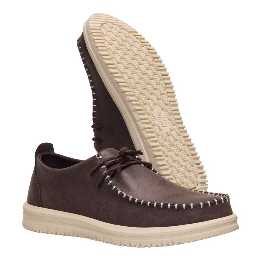 Wally NXT Moc Leather - Mole Brown/Wood Ash