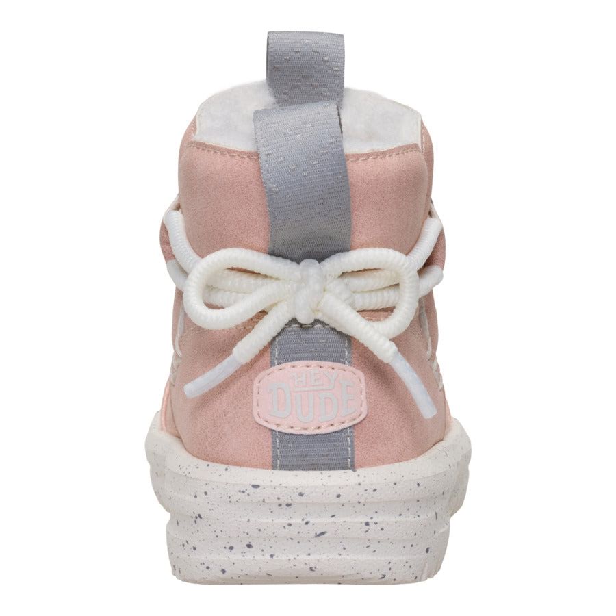 Camden Bow Boot Toddler Cozy - Sparkle Pink