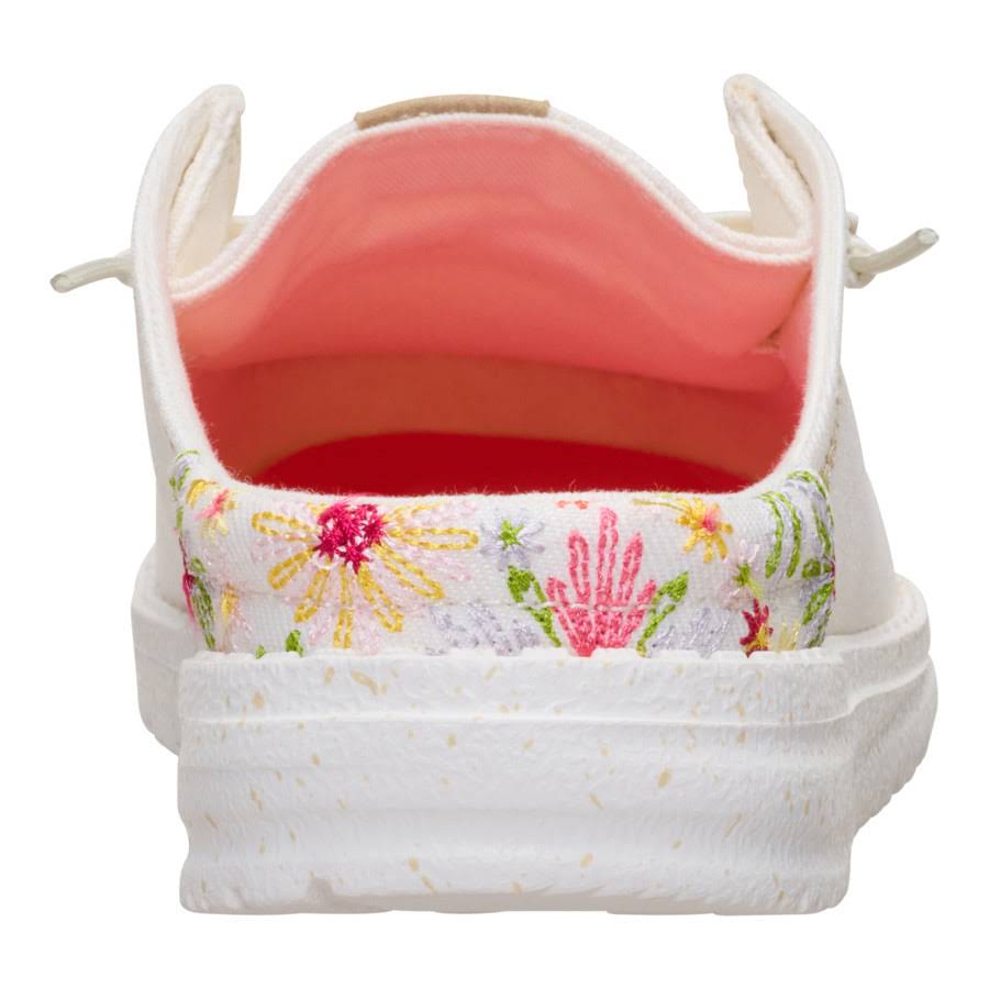 Wendy Slip Embroidered Floral - Off White