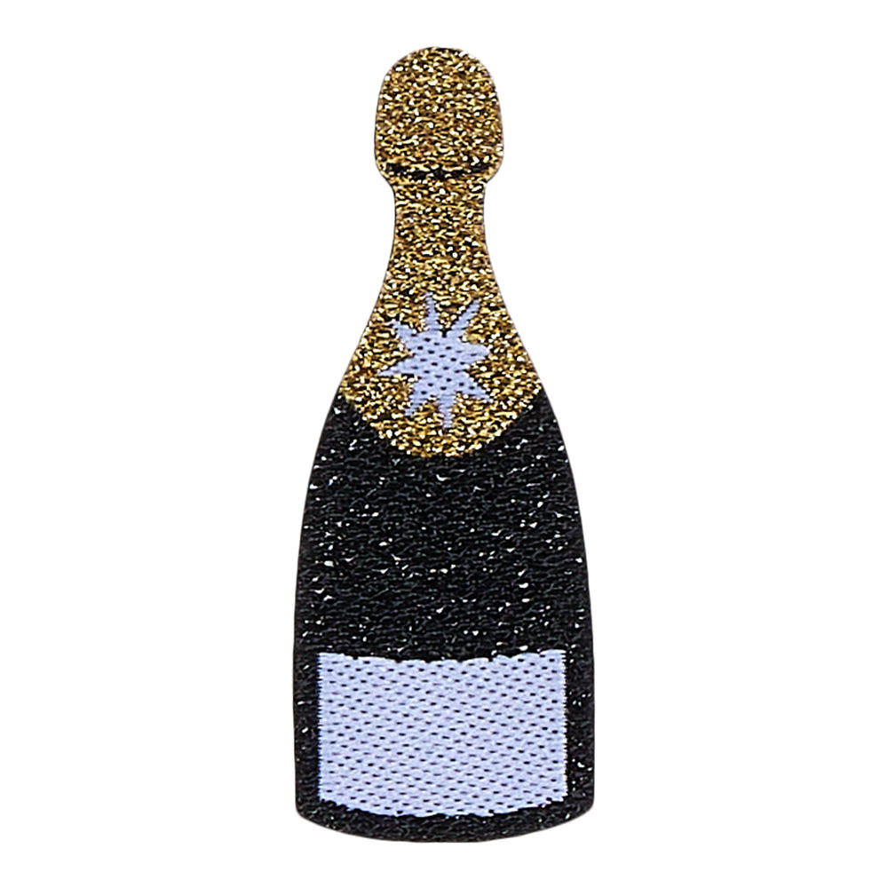 Champagne Bottle Patch - Champagne Multi