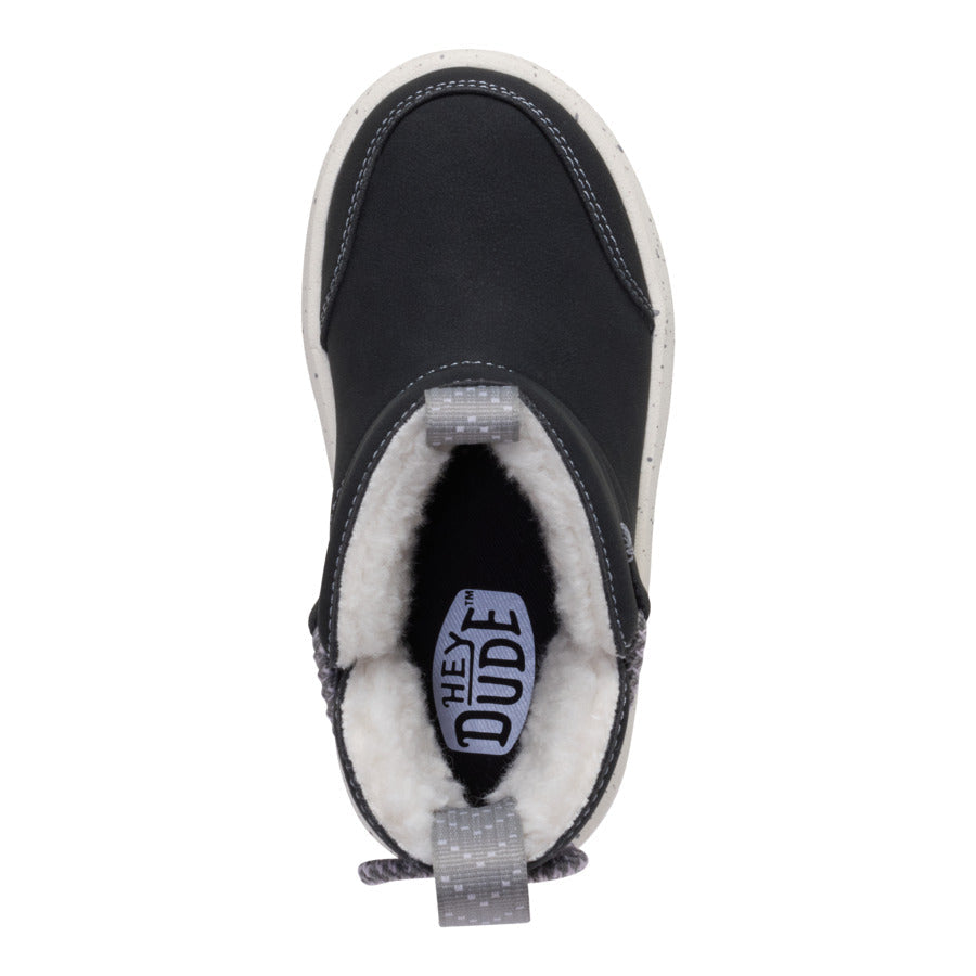 Camden Bow Boot Toddler Cozy - Black
