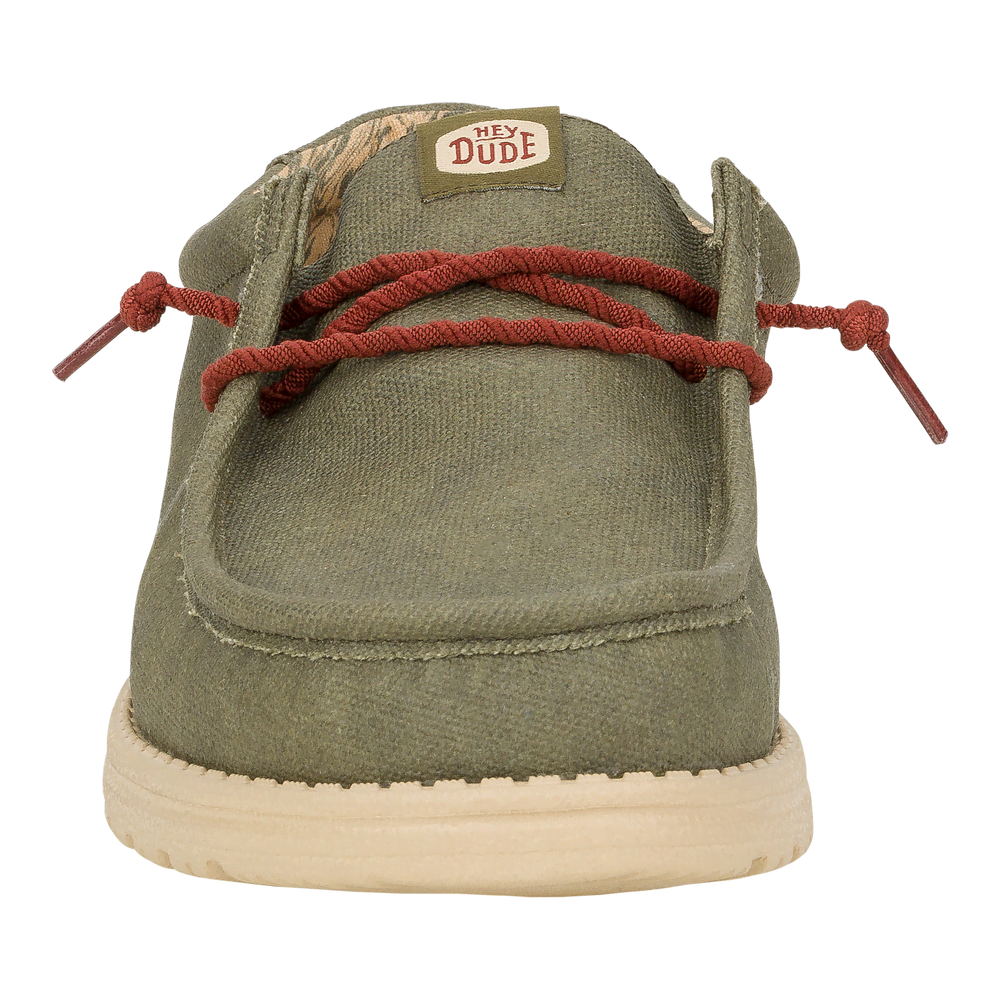 Wally Waxed Canvas Olive
