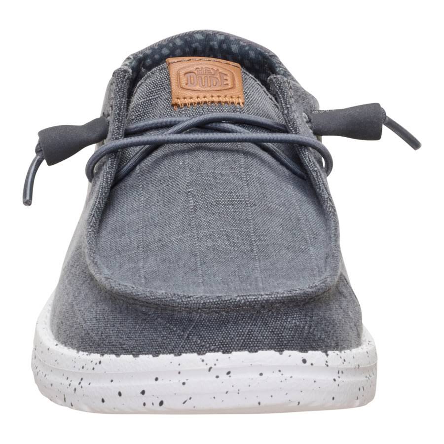 Wendy Chambray Grid - Charcoal