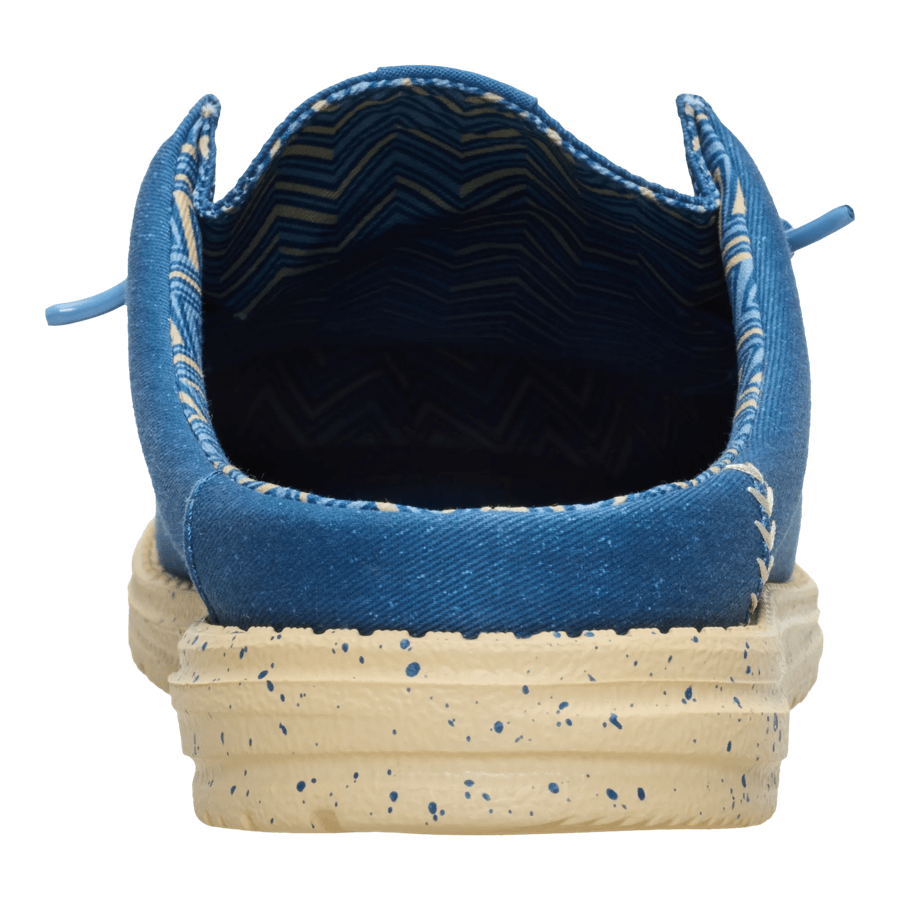 Wally Slip Stretch Canvas - Ensign Blue/Boulder Tan