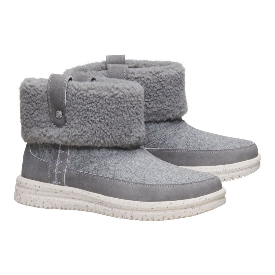 Camden Cuff Wool Cozy - Grey