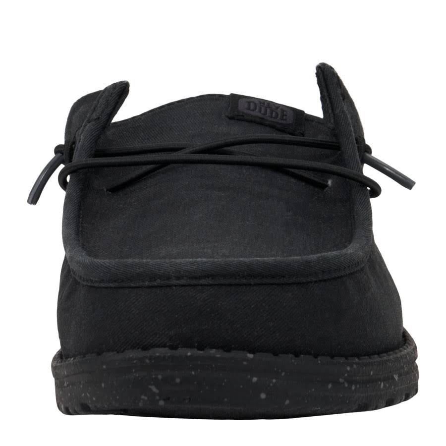 Wally Slip Stretch Canvas - Black/Black