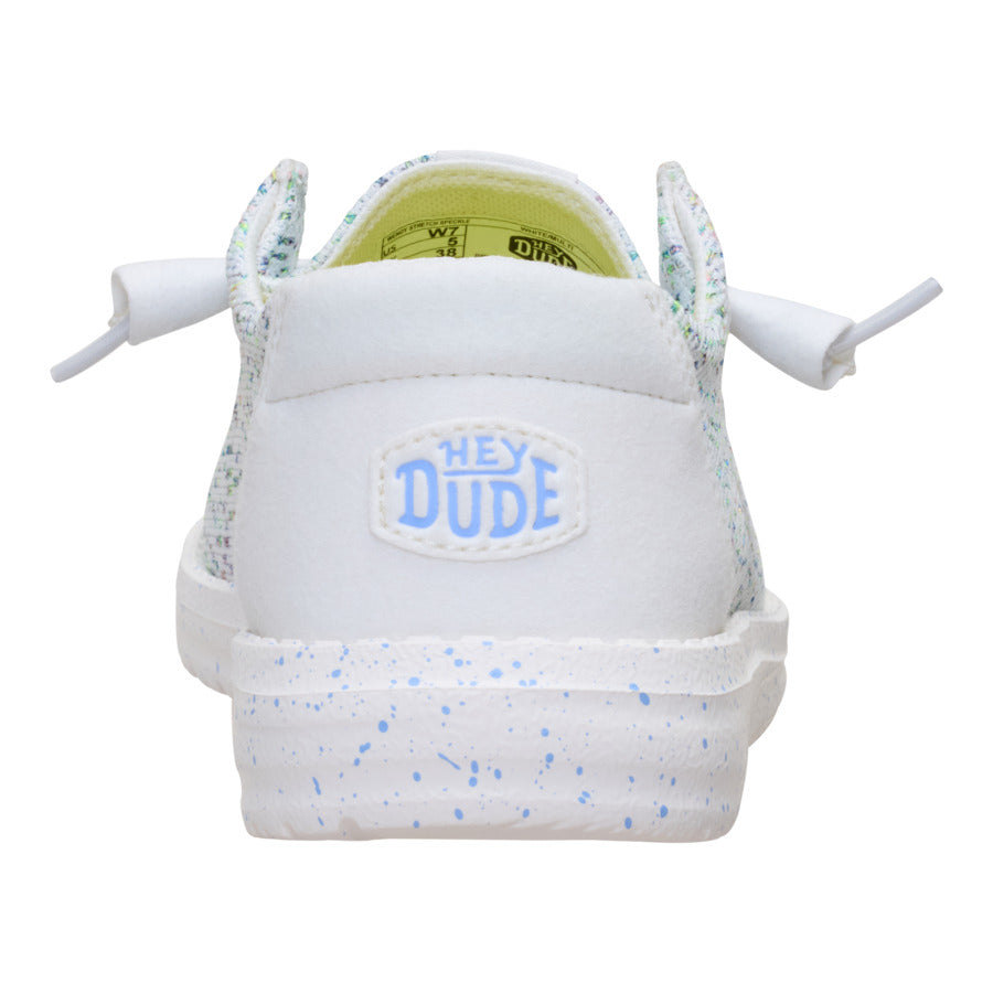 Wendy Stretch Speckle - White/Multi