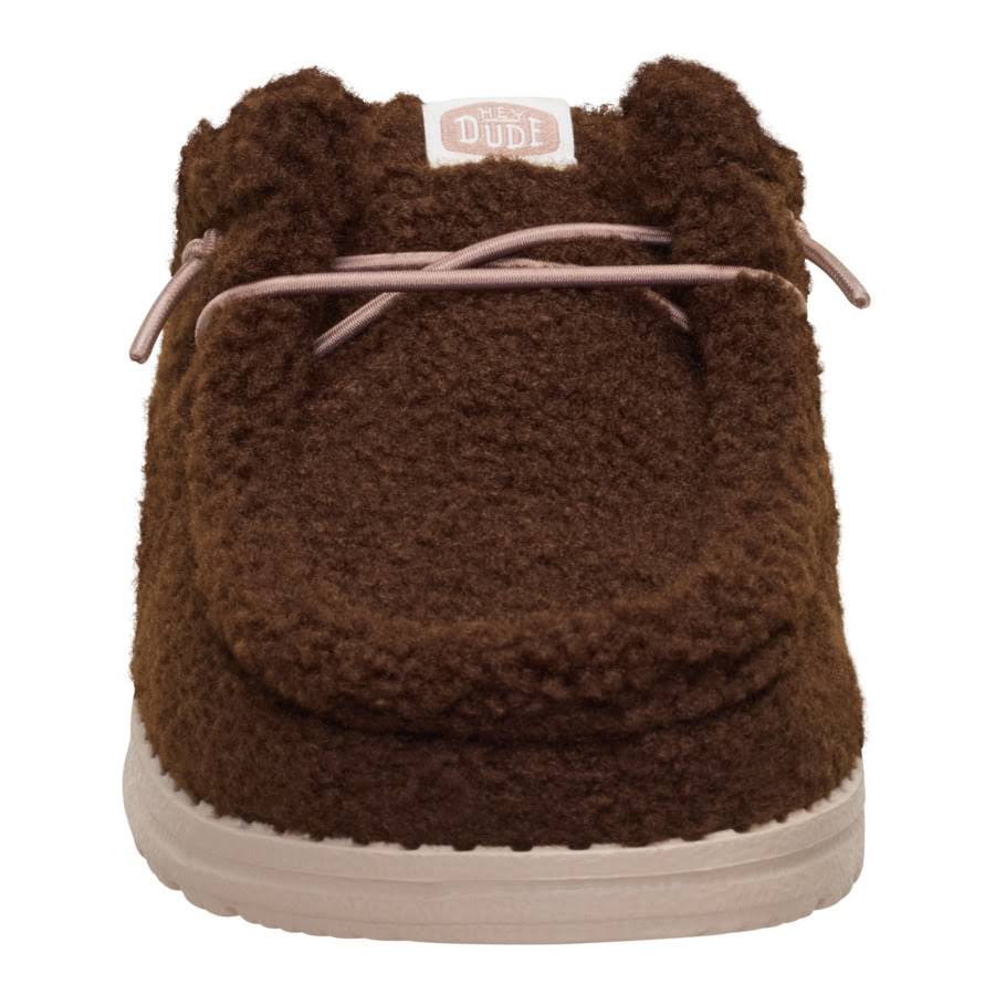 Wendy Slip Sherpa - Dark Brown