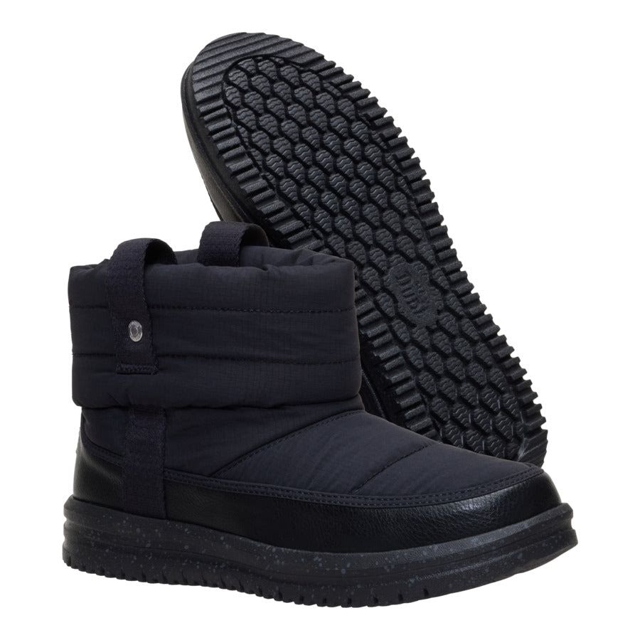 Camden Cuff Nylon Quilt - Black/Black