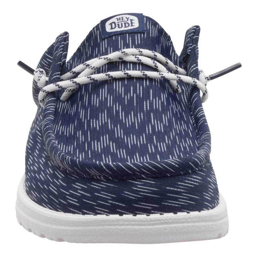 Wally Slip Jersey Jacquard - Navy Blazer/White