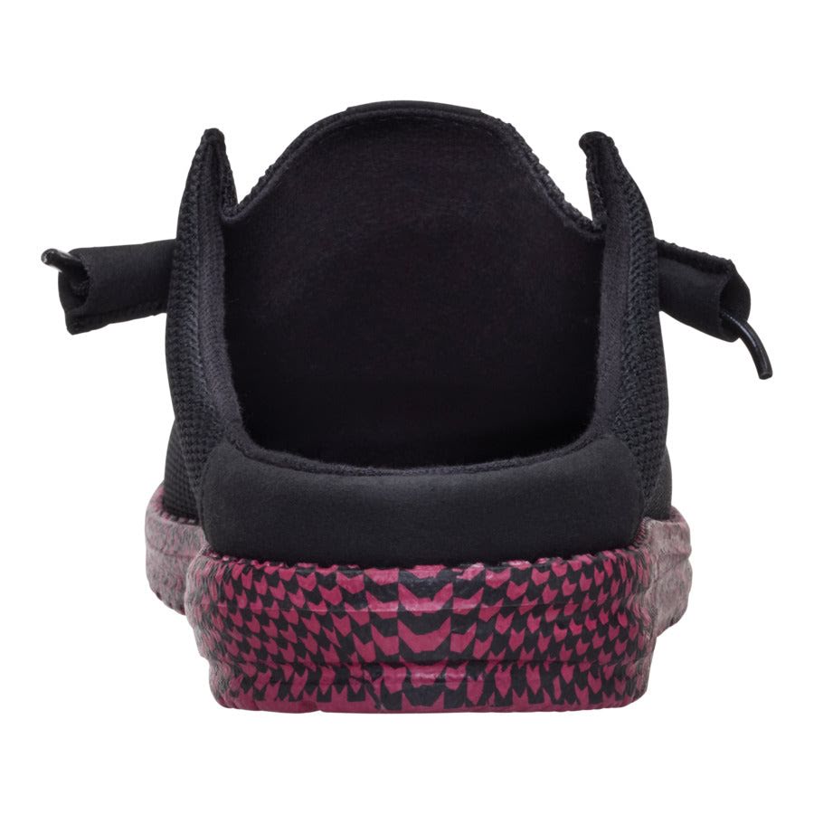 Wally Slip Warped Geo - Black/Fig Purple