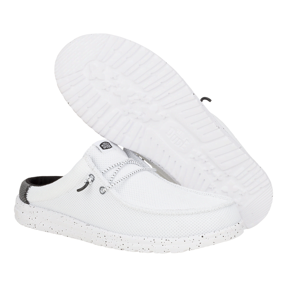 Wally Slip Varsity - White/Black