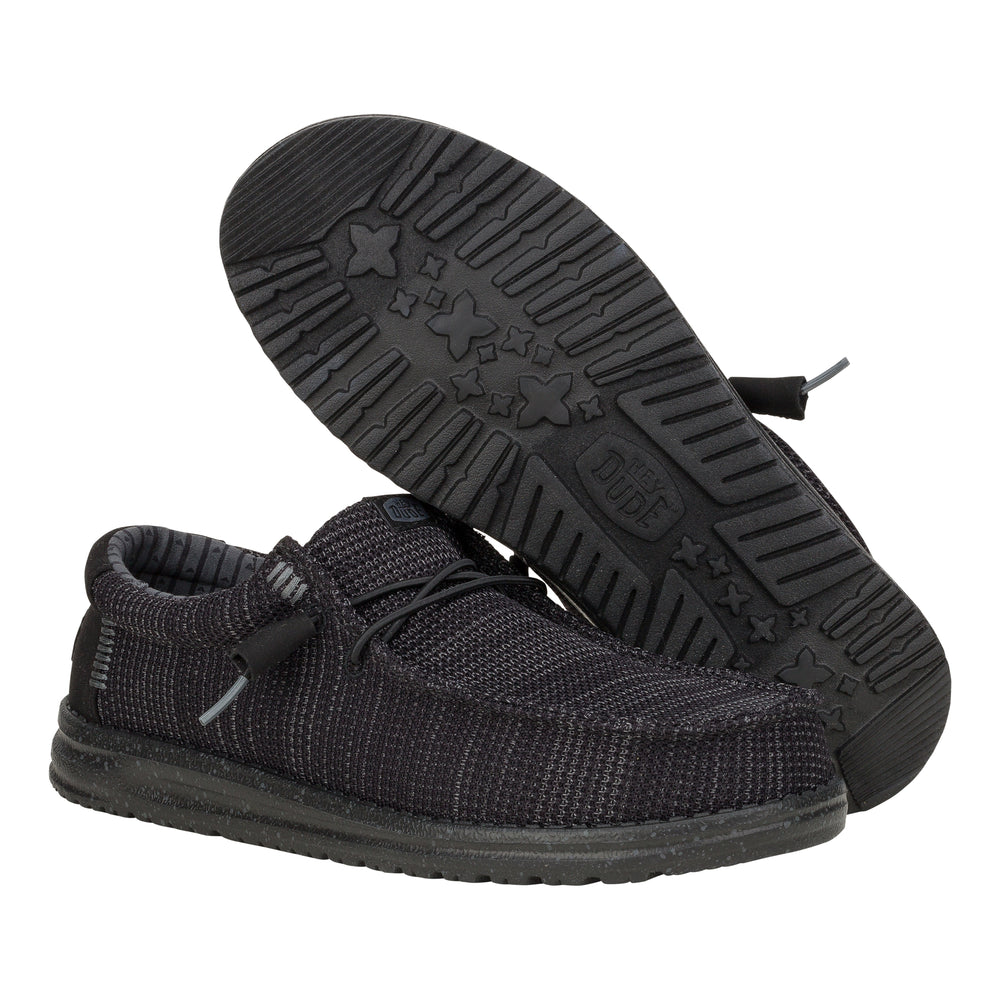 Wally Stretch Sox - Black/Black