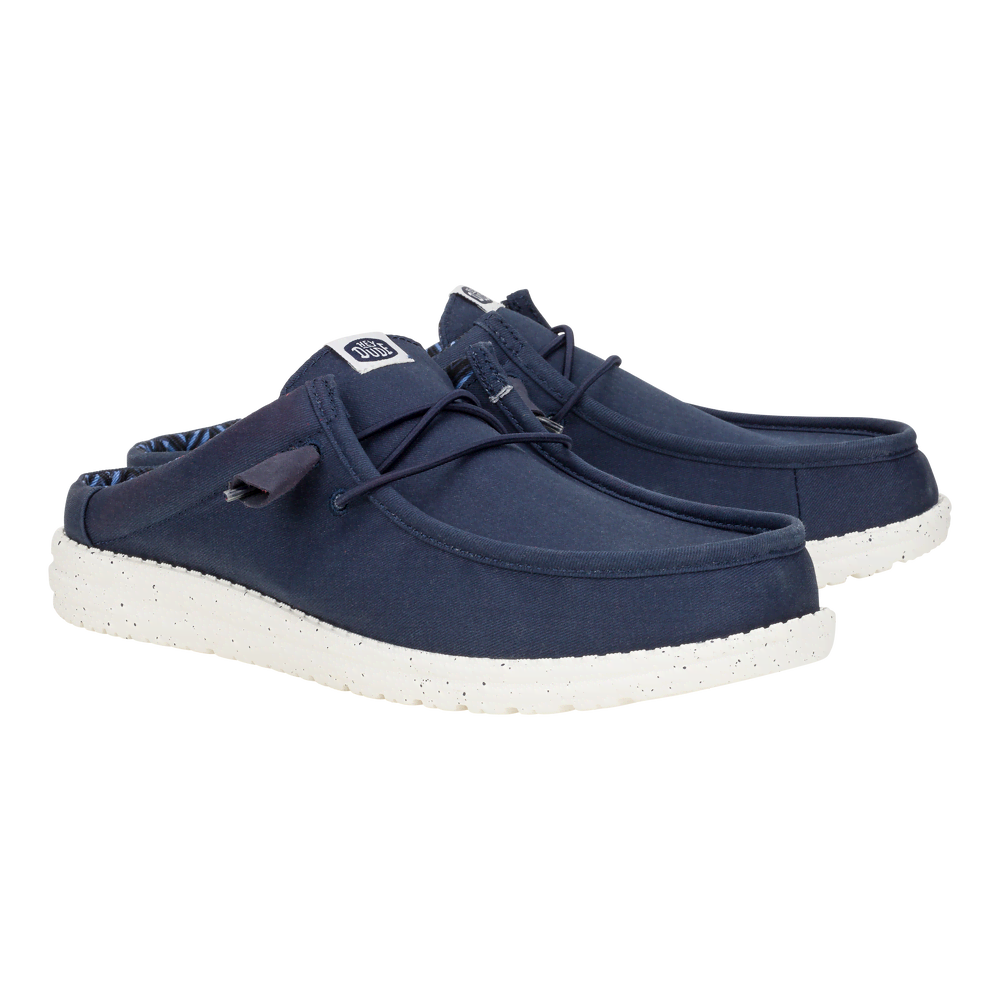 Wally Slip Stretch Canvas - Navy