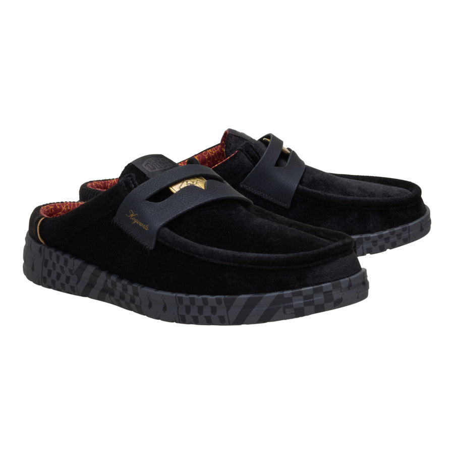Wally Slip Hogwarts Loafer - Black/Gold