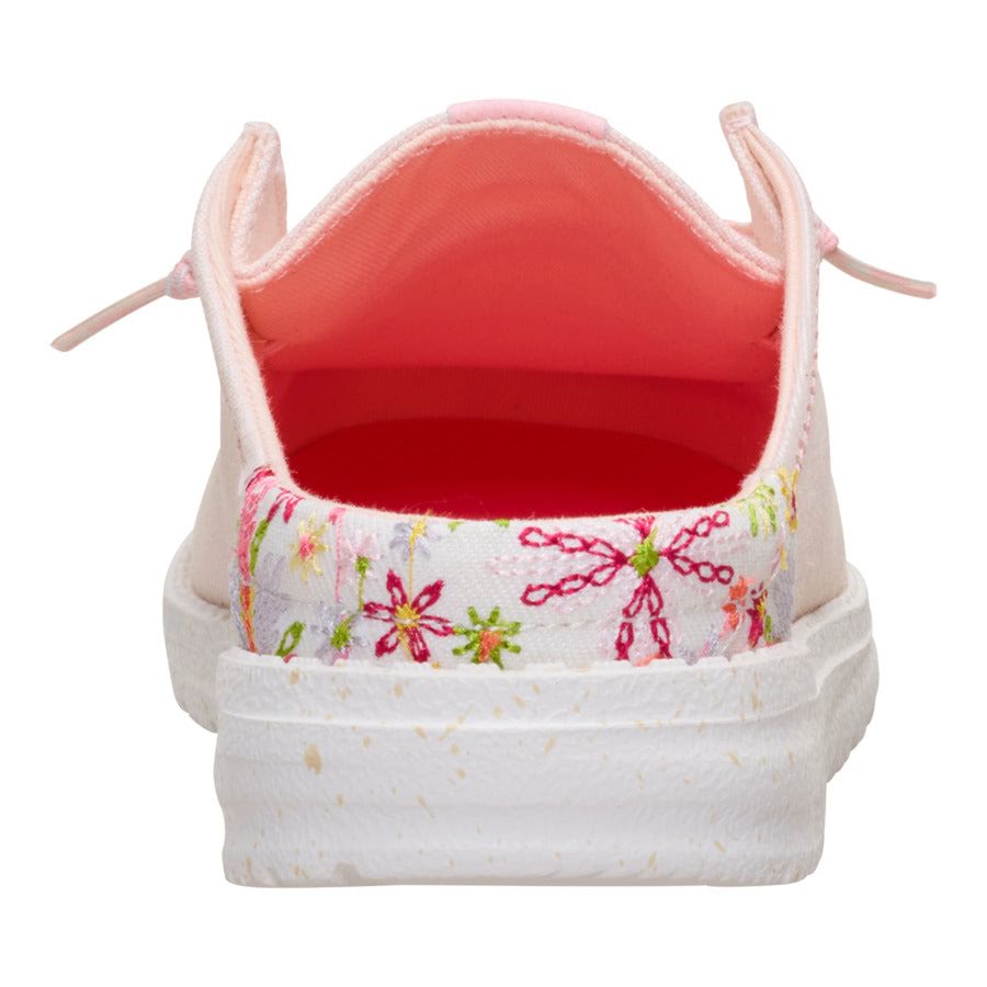 Wendy Slip Embroidered Floral - Pale Pink