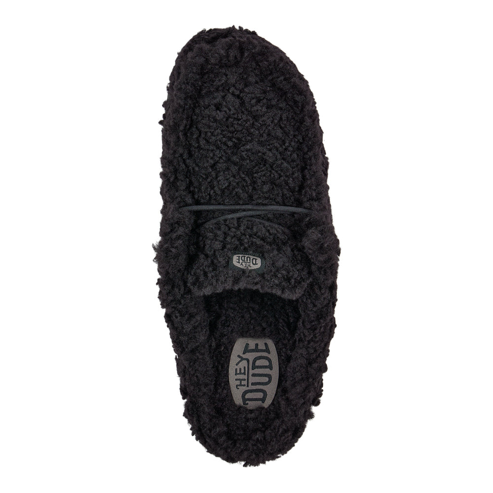 Wally Slipper - Cozy Black/Black
