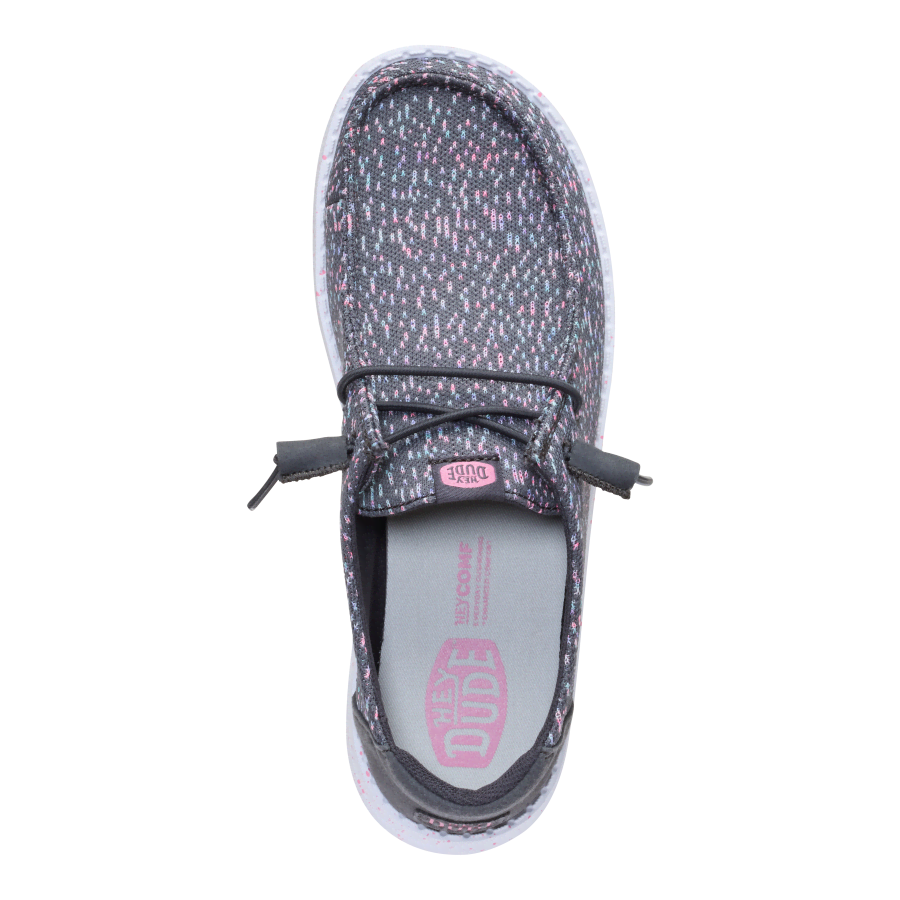 Wendy Stretch Speckle - Black/Multi