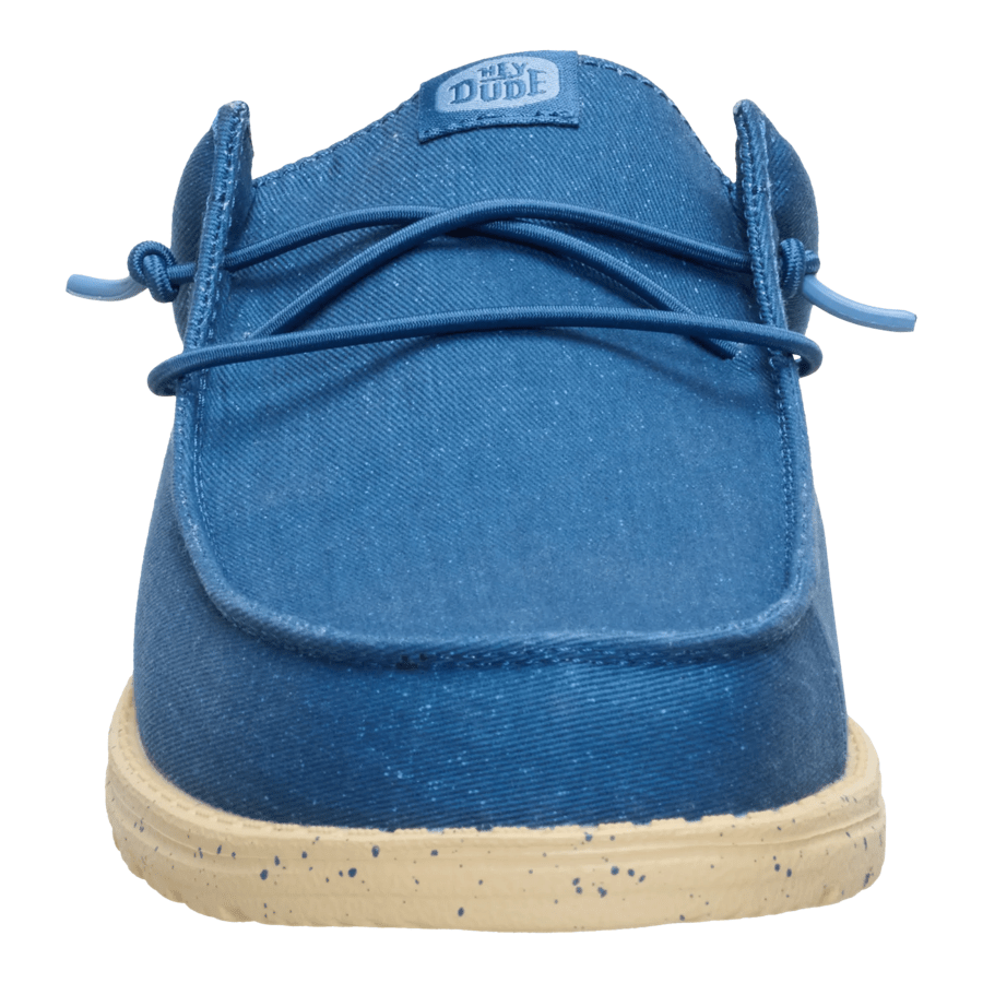 Wally Slip Stretch Canvas - Ensign Blue/Boulder Tan