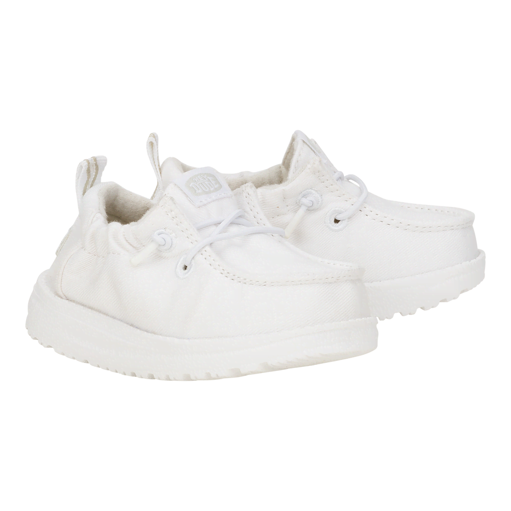 LilDude Infant Slip On Core - White