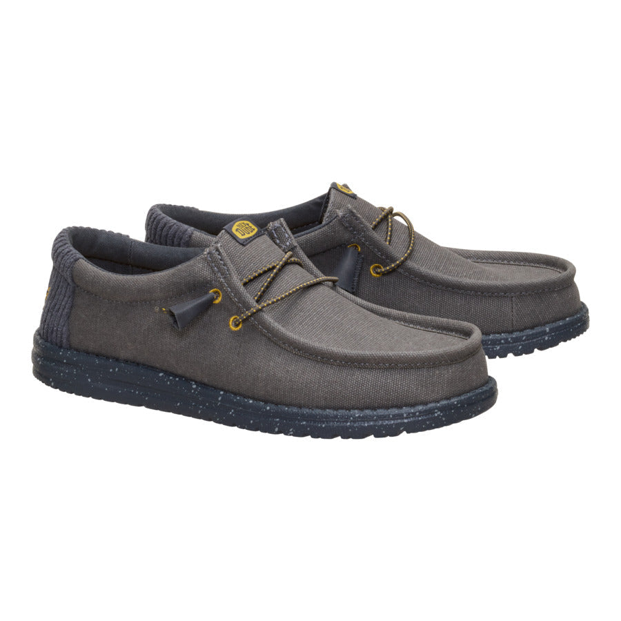 Wally Waxed Casual - Dark Grey