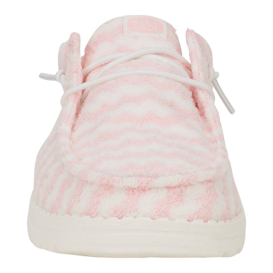 Wendy Slip Terry Stripe - Stripe Pink/White