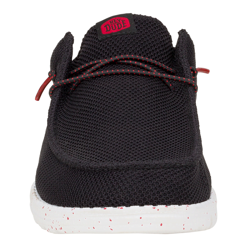 Wally Slip Varsity - Black/Red