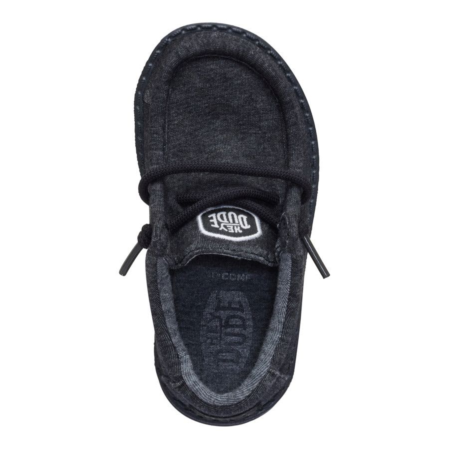 Wally Toddler Stretch Jersey - Black