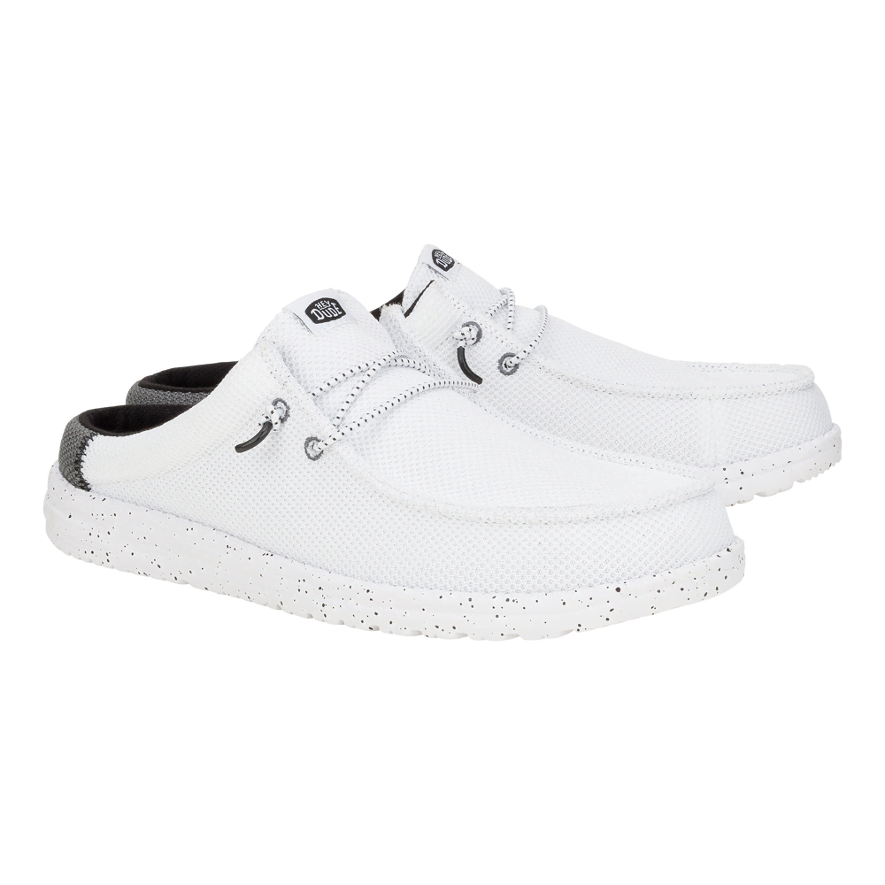 Wally Slip Varsity - White/Black