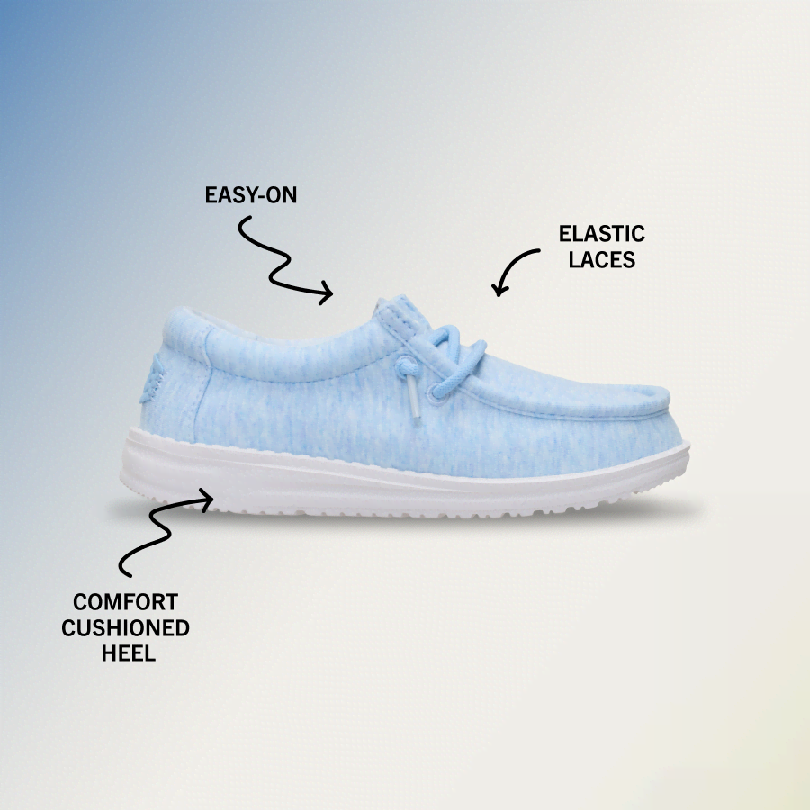 Wally Toddler Stretch Jersey - Light Blue