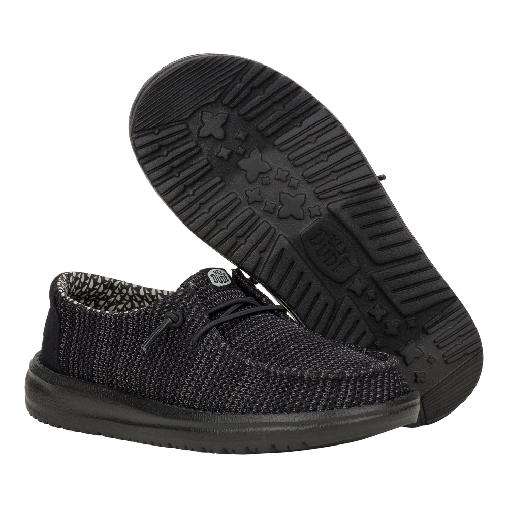 Wendy Youth Stretch Mesh - Black/Black