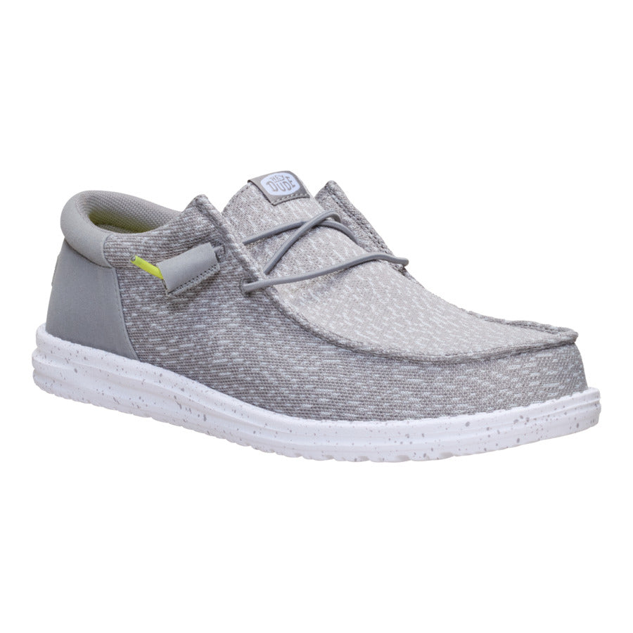 Wally Funk Stretch Speckle - Flannel Grey/Multi