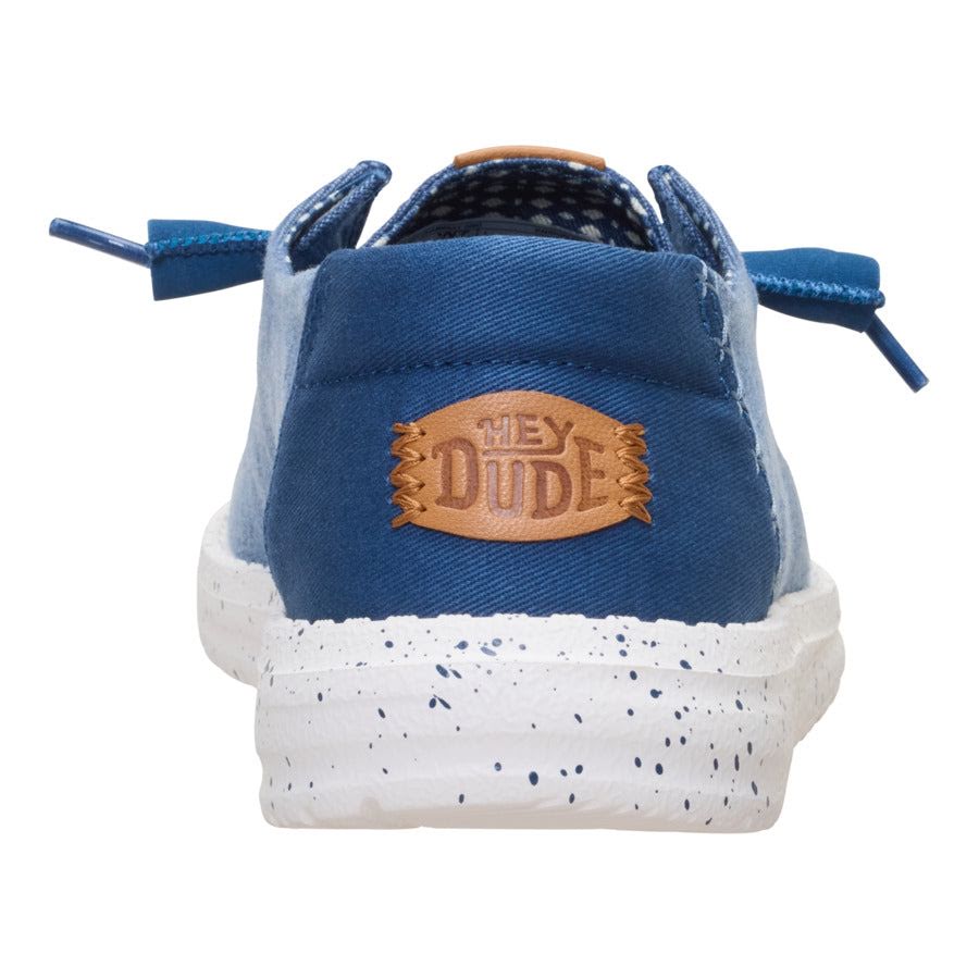 Wendy Chambray Grid - Ensign Blue