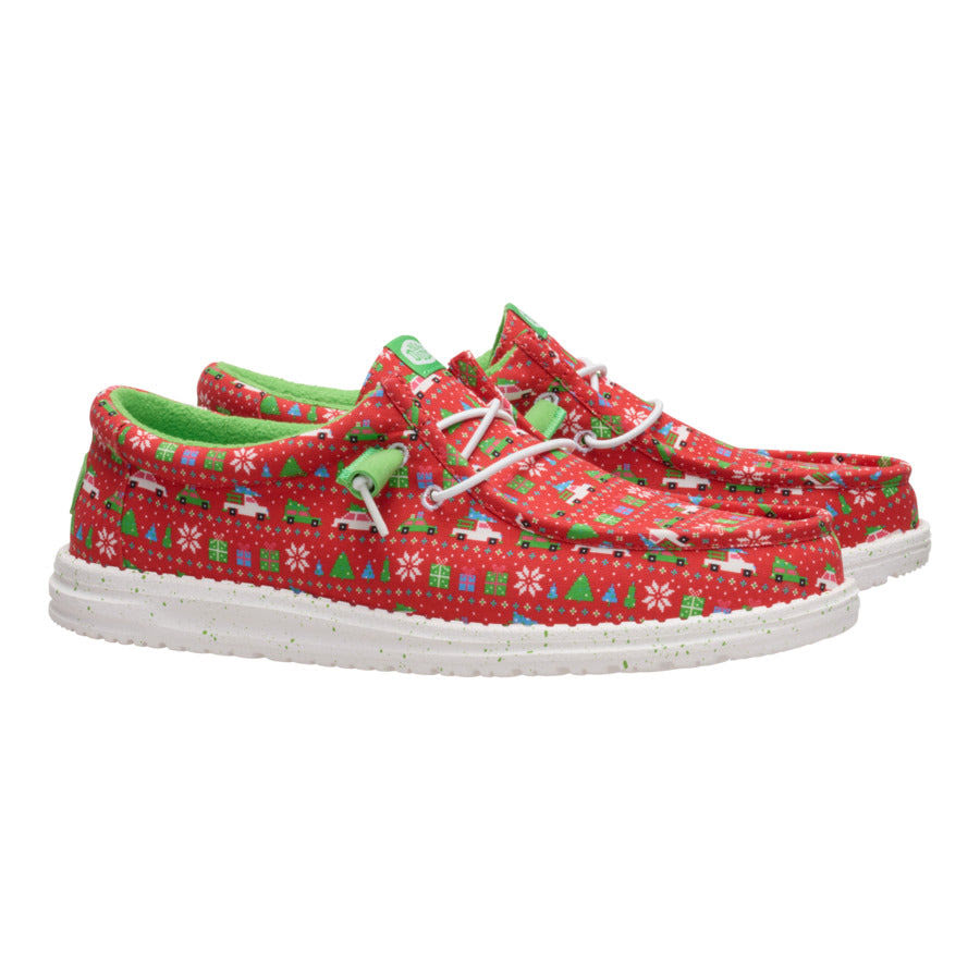 Wally Holiday Sweater - Red/Green/Multi