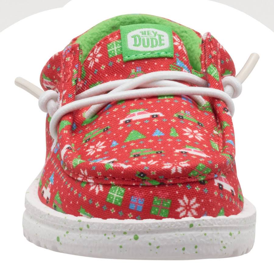 Wally Toddler Holiday Sweater - Red/Green