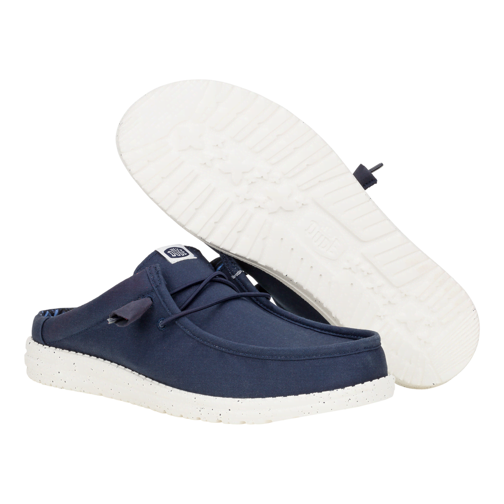 Wally Slip Stretch Canvas - Navy