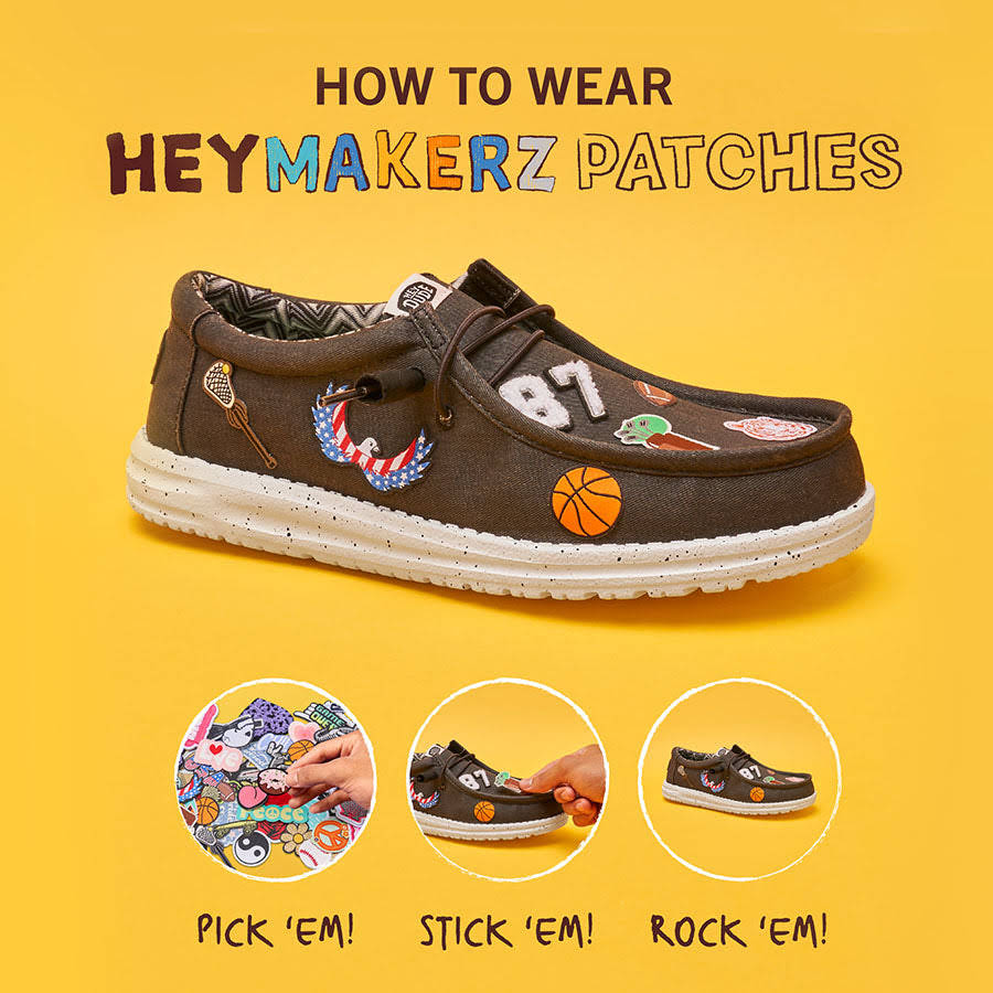 Number 4 Patch - 4 Black/White