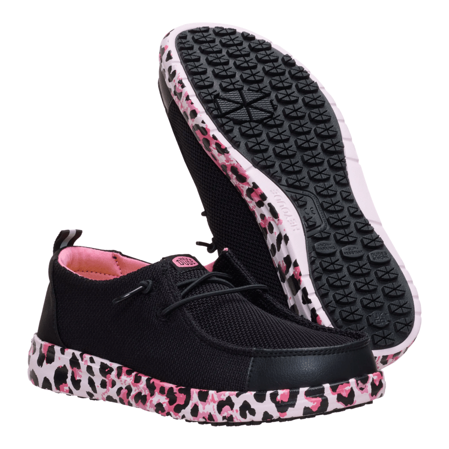 Wendy Work CE Leopard - Black/Pink Leopard