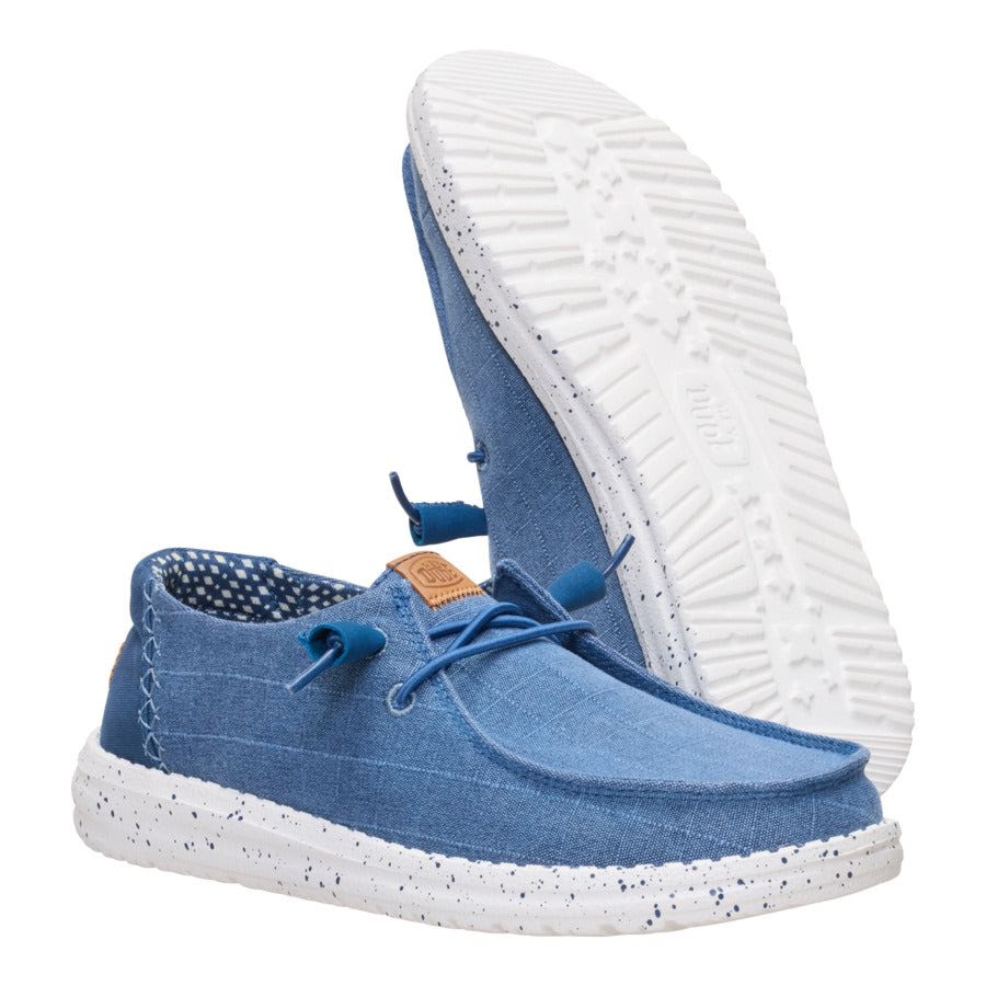 Wendy Chambray Grid - Ensign Blue