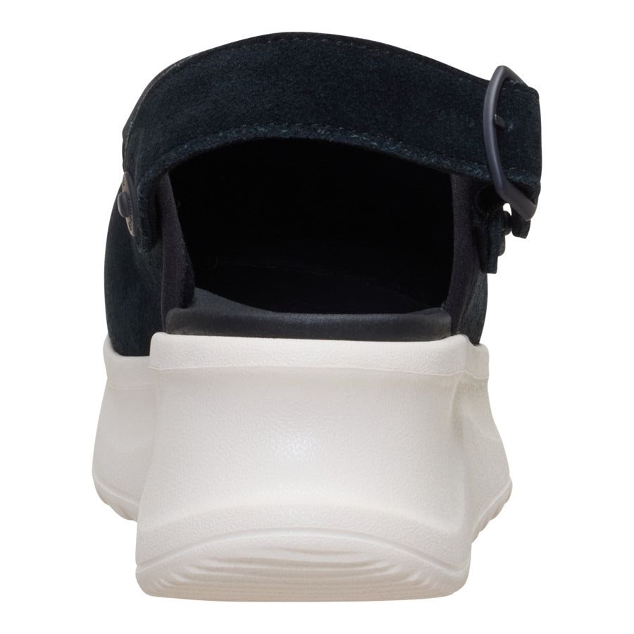 Delray Clog Suede - Black/Egret