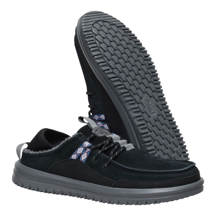 Bradley Blipper Suede - Black/Smoke Grey