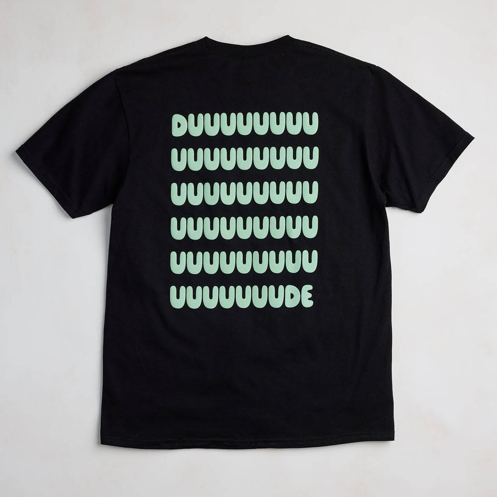 Duuuuuude Tee - Black/Mint
