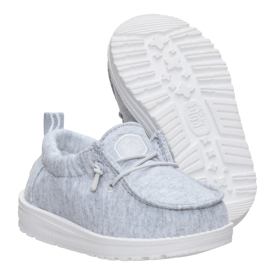 LilDude Slip On Stretch Jersey - Light Grey